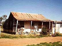 Decrepit shack.