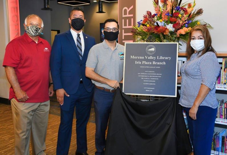 City Councilmembers at the Library opening.